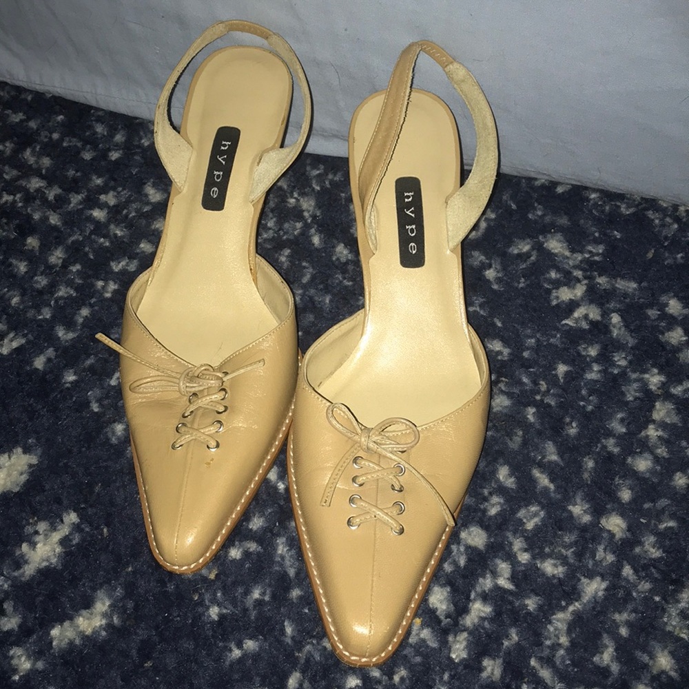 Sling back small heel